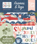 Chilling With My Snowmies Frames & Tags Ephemera by Echo Park - Craftywaftyshop