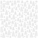 Chloes Creative Cards 8x8 2D Embossing Folder - Christmas Trees - Craftywaftyshop