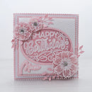 Chloes Creative Cards 8x8 Scalloped & Pierced Squares Metal Die Set (16 Nesting Dies) – Frames, Mats & Layers - Craftywaftyshop