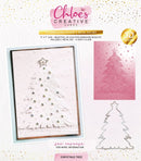 Chloes Creative Cards Christmas Tree 5x7 3D Embossing Folder & Metal Die Set - Craftywaftyshop