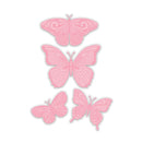 Chloe’s Creative Cards Delightful Butterflies 5x7 3D Embossing Folder, Dies & Stamps Set – Coordinating Butterfly Designs - Craftywaftyshop