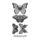 Chloe’s Creative Cards Delightful Butterflies 5x7 3D Embossing Folder, Dies & Stamps Set – Coordinating Butterfly Designs - Craftywaftyshop