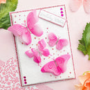 Chloe’s Creative Cards Delightful Butterfly Ombre Printed Vellum Pad 5x7 - Craftywaftyshop