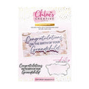 Chloes Creative Cards Die & Stamp - Baby Collection Sentiment Grandchild | C - DIEST - SENGRAN - Craftywaftyshop