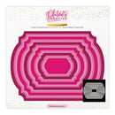 Chloes Creative Cards Metal Die Set - 8x8 Gilded Rectangles 2 | C - MDIE - 8GR2 - Craftywaftyshop