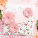 Chloe’s Creative Cards Peony Flower 5x7 3D Embossing Folder & Metal Dies Set – Layered Peony Blooms - Craftywaftyshop