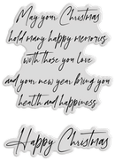 Chloes Creative Cards Photopolymer Stamp Set (A7) - Christmas Verse - Christmas Moments - Craftywaftyshop