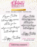 Chloes Creative Cards Photopolymer Stamp Set (A7) - Christmas Verse - Christmas Moments - Craftywaftyshop