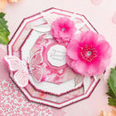 Chloe’s Creative Cards Pretty Peonies Ombre Printed Vellum Pad 5x7 (96 Sheets, 110gsm) – Designer Floral Vellum - Craftywaftyshop