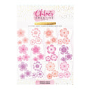 Chloe’s Creative Cards Pretty Peonies Ombre Printed Vellum Pad 5x7 (96 Sheets, 110gsm) – Designer Floral Vellum - Craftywaftyshop
