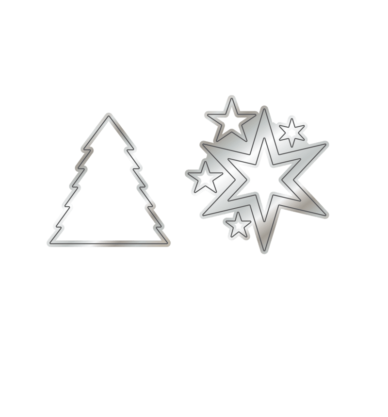 Chloes Creative Cards Shooting Star Die & Stamp - Craftywaftyshop