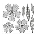 Chloe's Creative Cards Stamp Set – Exquisite Flower | C-STAM-EXQF - Craftywaftyshop