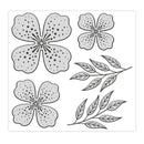 Chloe's Creative Cards Stamp Set – Majestic Flower | C-STAM-MAJF - Craftywaftyshop