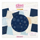 Chloes Creative Cards Starlit Christmas 8x8 Foiled Paper Pad | C-FPAD-NAVYC - Craftywaftyshop