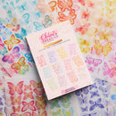 Chloe's Creative Cards Vellum Pad 4.5x6.5 Tiny Butterfly C-VPAD-TINYB - Craftywaftyshop