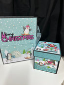 Christmas Advent Book and Exploding Box Kit by Craftywafty - Craftywaftyshop