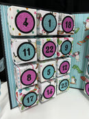 Christmas Advent Book and Exploding Box Kit by Craftywafty - Craftywaftyshop