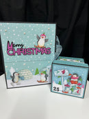 Christmas Advent Book and Exploding Box Kit by Craftywafty - Craftywaftyshop