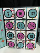 Christmas Advent Book and Exploding Box Kit by Craftywafty - Craftywaftyshop