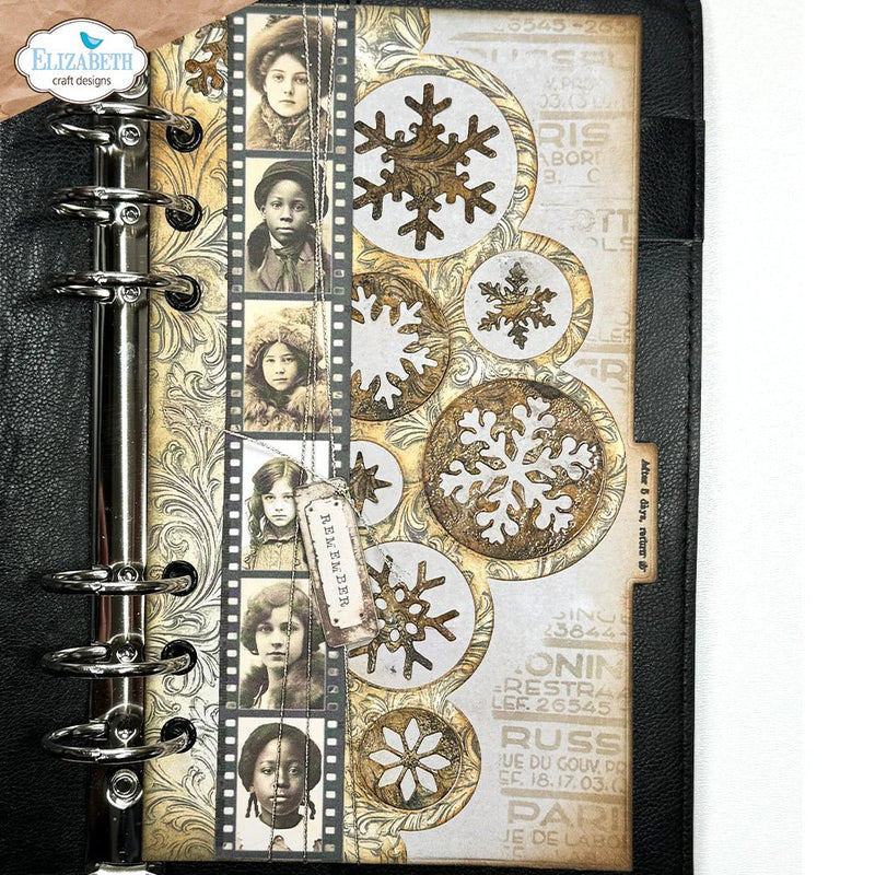 Christmas Bubbles Edge Inlay Die Set by Elizabeth Craft Designs - Craftywaftyshop