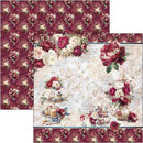 Ciao Bella Bohemian Burgundy 8x8 Paper Pad Double-Sided | CBH099 - Craftywaftyshop