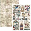 Ciao Bella Bohemian Burgundy A4 Creative Pad Double-Sided | CBCL099 - Craftywaftyshop