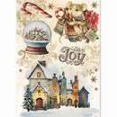 Ciao Bella Cozy Christmas A5 Rice Paper Mixed x8 | CBRS050 - Craftywaftyshop