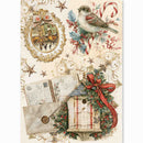 Ciao Bella Cozy Christmas A5 Rice Paper Mixed x8 | CBRS050 - Craftywaftyshop