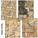 Ciao Bella Craftmix Journey Ahead Mixed A5 Paper Pack - 8 Sheets (Tissue & Vellum Variety) - Craftywaftyshop