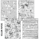 Ciao Bella Craftmix Meaningful Memories Mixed A5 Paper Pack - 8 Sheets (Tissue & Vellum Variety) - Craftywaftyshop