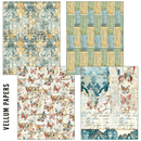 Ciao Bella Craftmix Quintessential Mixed A5 Paper Pack - 8 Sheets (Tissue & Vellum Variety) - Craftywaftyshop