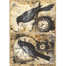 Ciao Bella Dark Academia Rice Paper A5 MIXED - Craftywaftyshop