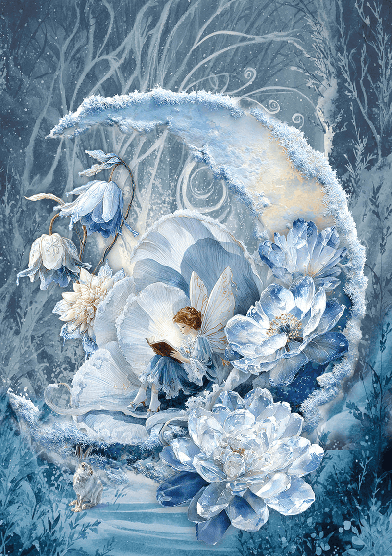 Ciao Bella Frozen Land Rice Paper A5 MIXED - Craftywaftyshop