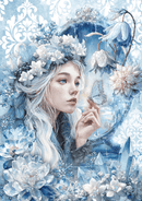 Ciao Bella Frozen Land Rice Paper A5 MIXED - Craftywaftyshop