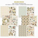 Ciao Bella Golden Winter A4 Junk Journal & Ephemera Book | CBB032 - Craftywaftyshop