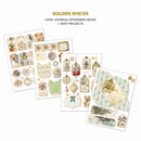 Ciao Bella Golden Winter A4 Junk Journal & Ephemera Book | CBB032 - Craftywaftyshop