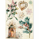 Ciao Bella Golden Winter A5 Rice Paper Mixed | CBRS051 - Craftywaftyshop