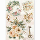 Ciao Bella Golden Winter A5 Rice Paper Mixed | CBRS051 - Craftywaftyshop
