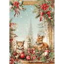 Ciao Bella Hot Cocoa & Holly Rice Paper A5 MIXED - Craftywaftyshop