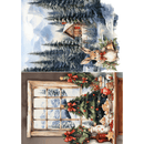 Ciao Bella Hot Cocoa & Holly Rice Paper A5 MIXED - Craftywaftyshop