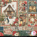 Ciao Bella Merry & Bright 12x12 Paper Pad Double-Sided | CBPM098 - Craftywaftyshop