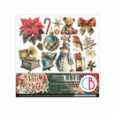 Ciao Bella Merry & Bright 6x6 Fussy Cut Pad | CBQE098 - Craftywaftyshop