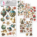 Ciao Bella Merry & Bright Art Stickers | CBI017 - Craftywaftyshop