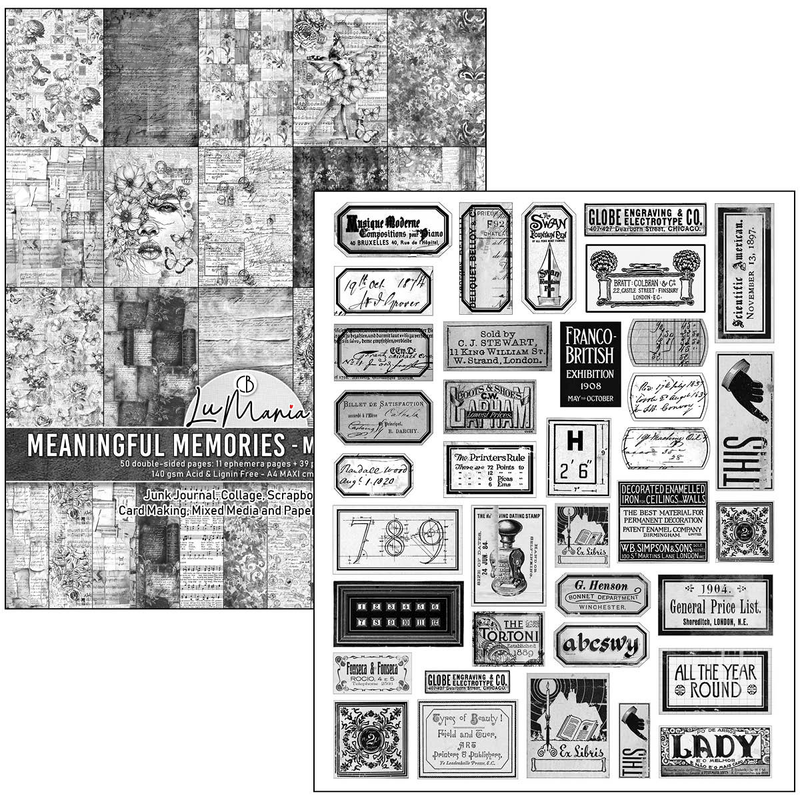 Ciao Bella Mixed Media book Meaningful Memories A4 Maxi - Craftywaftyshop