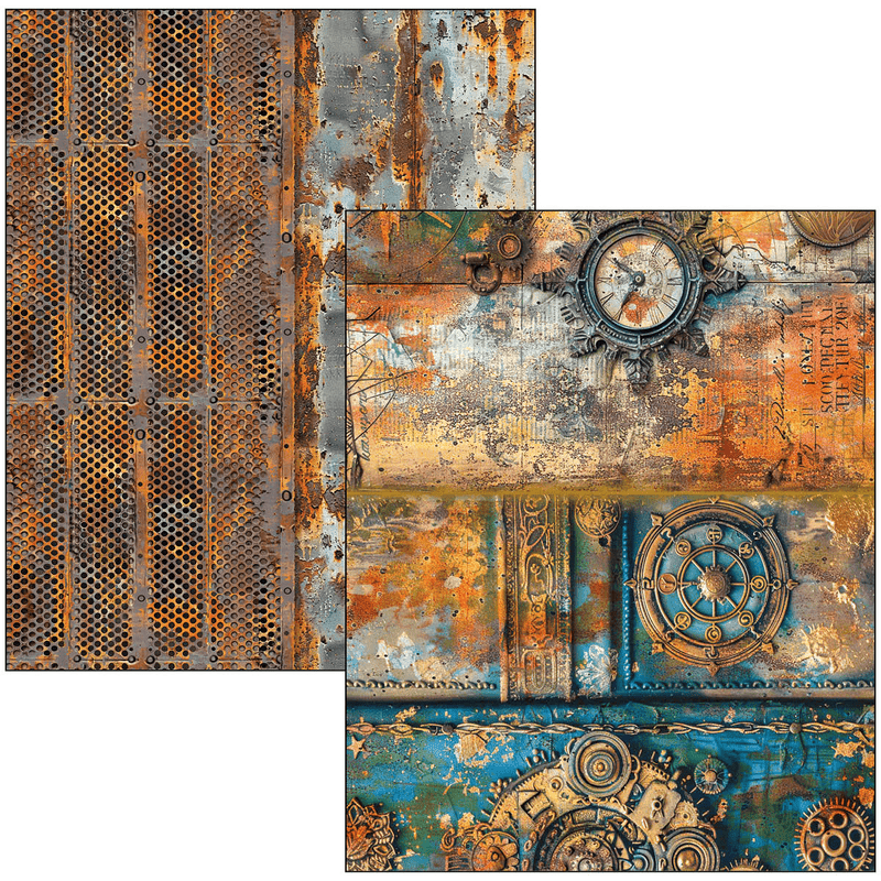 Ciao Bella Mixed Media book Past Time A4 Maxi - Craftywaftyshop