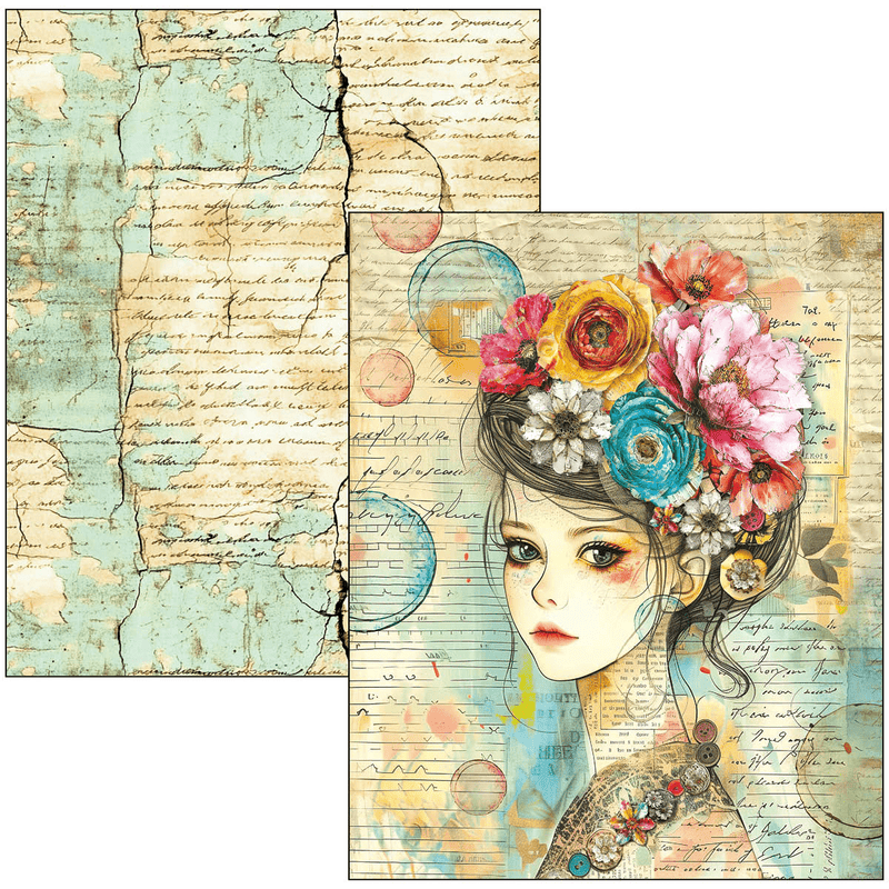 Ciao Bella Mixed Media book Quintessential A4 Maxi - Craftywaftyshop