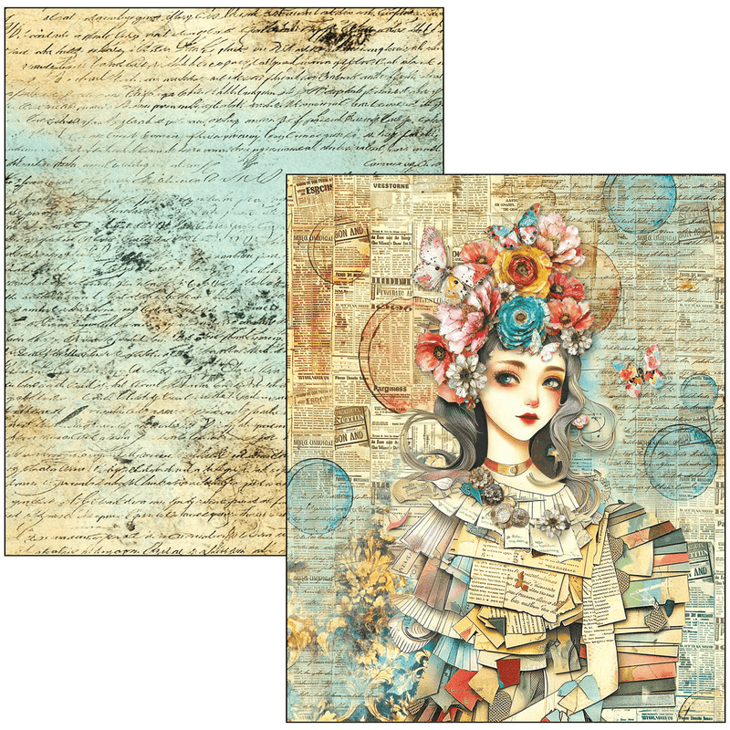 Ciao Bella Mixed Media book Quintessential A4 Maxi - Craftywaftyshop