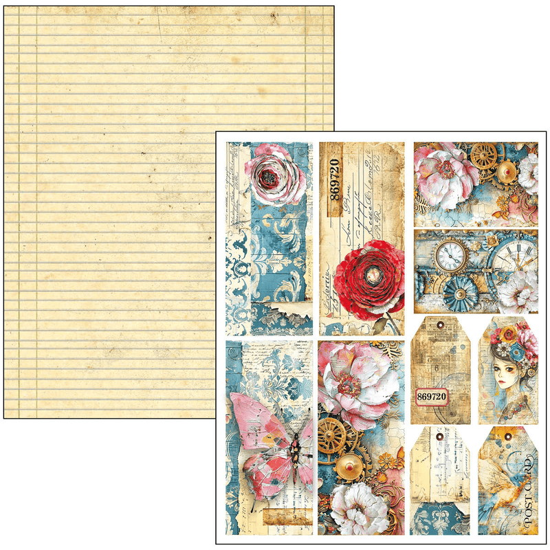 Ciao Bella Mixed Media book Quintessential A4 Maxi - Craftywaftyshop