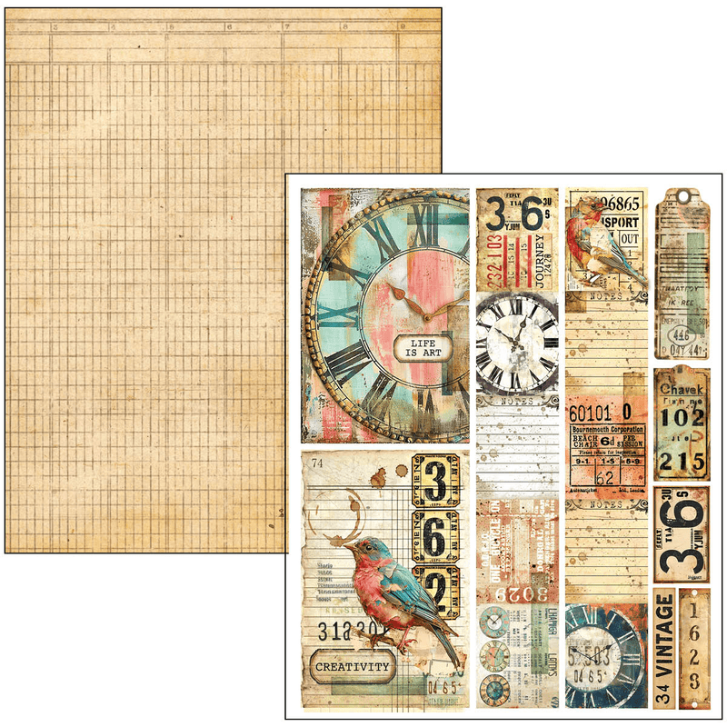 Ciao Bella Mixed Media book Quintessential A4 Maxi - Craftywaftyshop