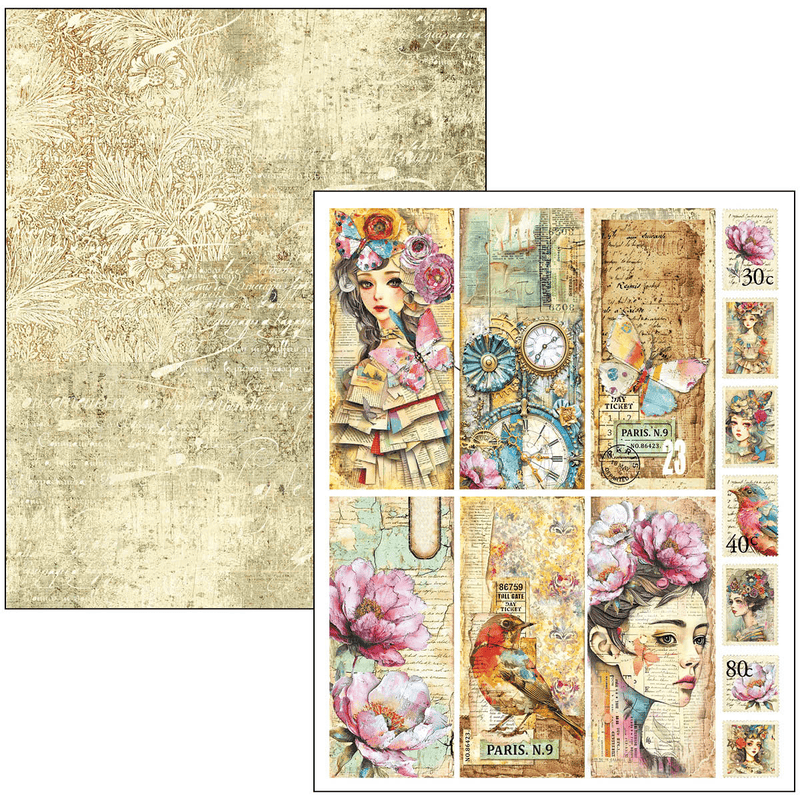Ciao Bella Mixed Media book Quintessential A4 Maxi - Craftywaftyshop